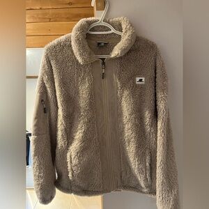 New Balance Cozy Tan Sherpa Jacket